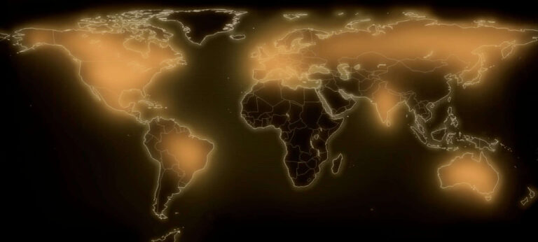 Carte du monde indiquant les pays des clients de Yvan Bedard